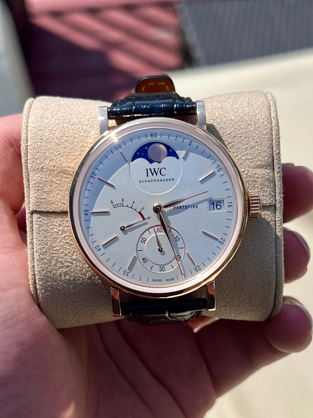 Iwc portofino moon sale