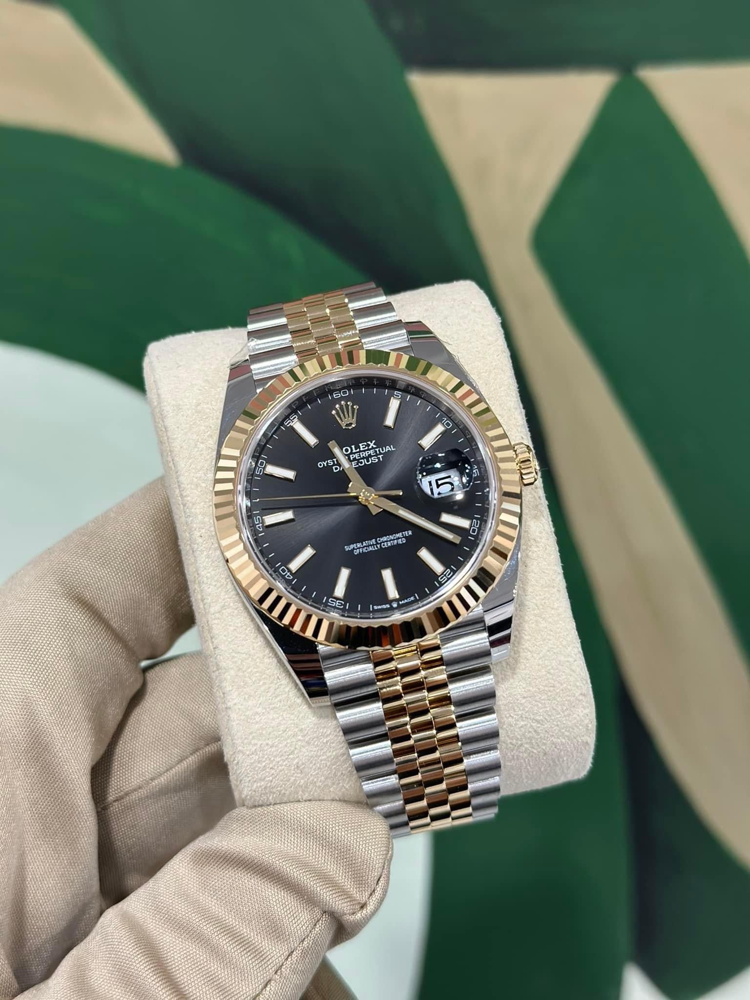 New Rolex Datejust Rolex Datejust 41mm Black Dial Two-Tone