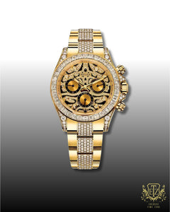 Rolex Daytona "Eye of The Tiger" Yellow Gold with Factory Diamonds (Brand New)