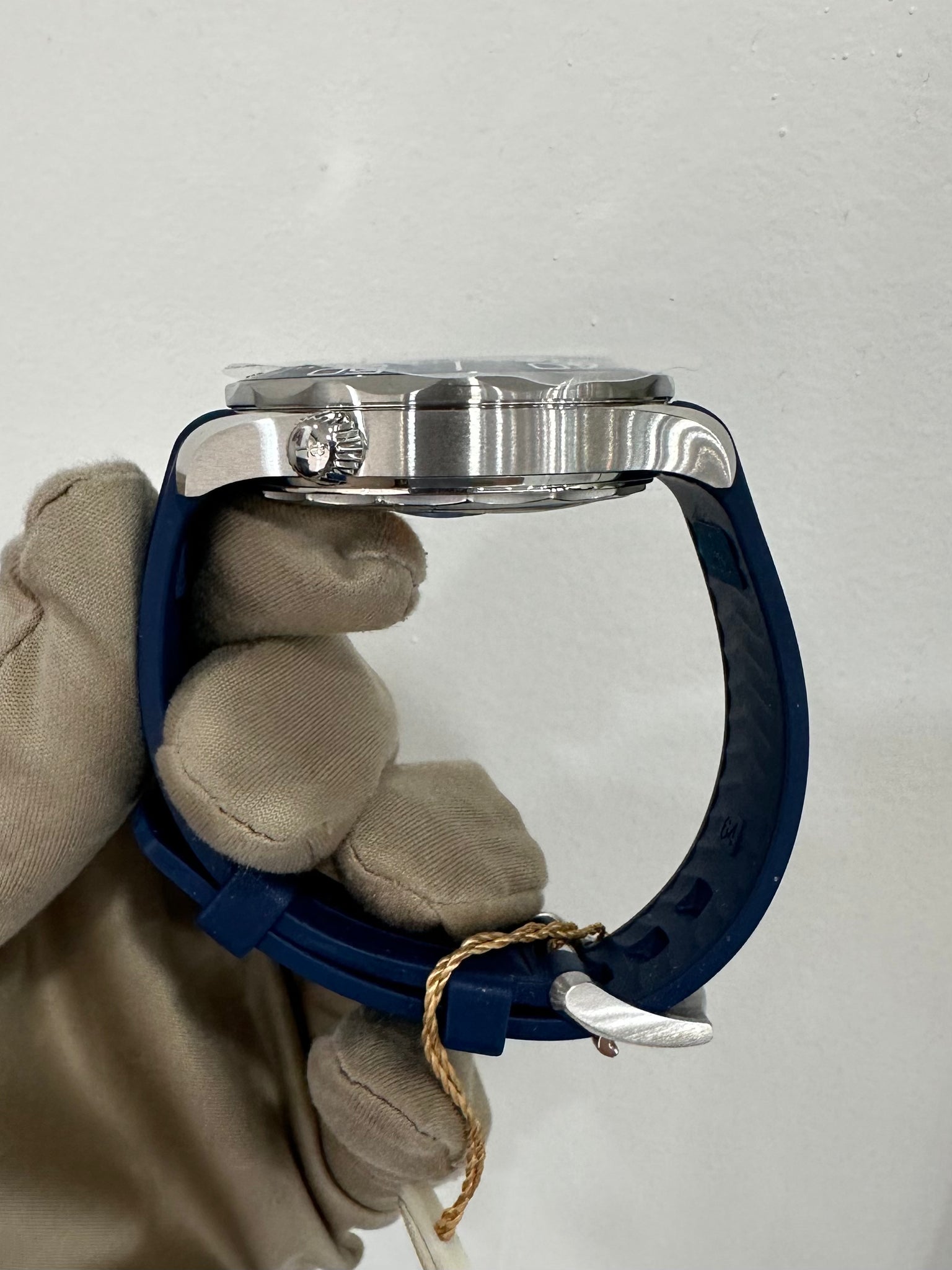 Seamaster blue sales rubber strap