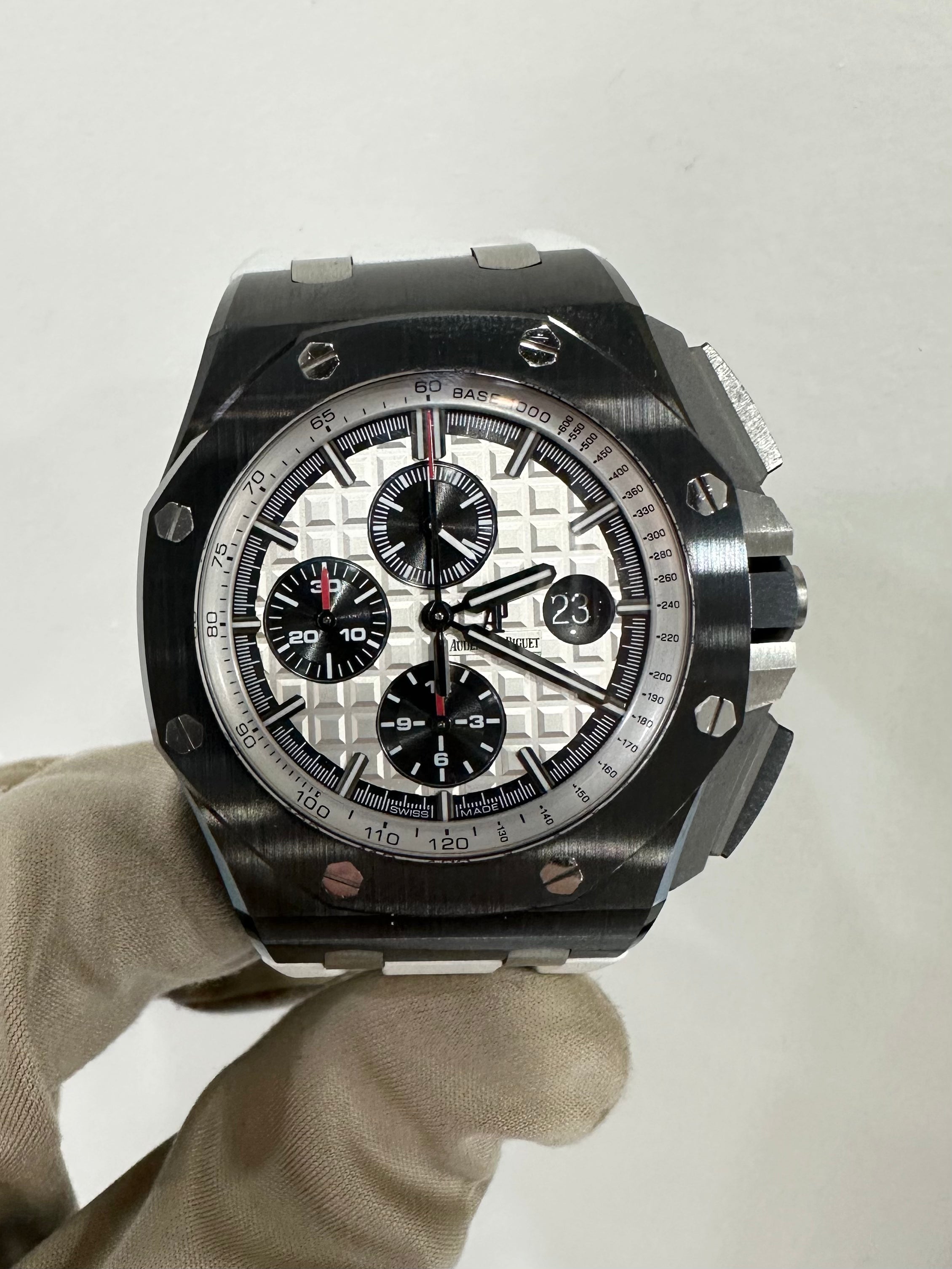 Royal oak chronograph white dial 2025