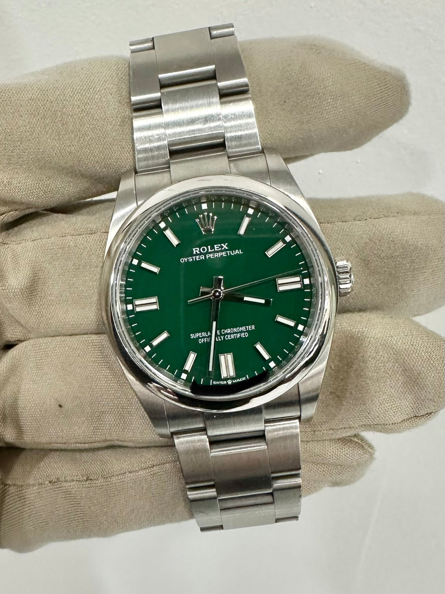Rolex Oyster Perpetual 36mm Green (Pre-Owned)