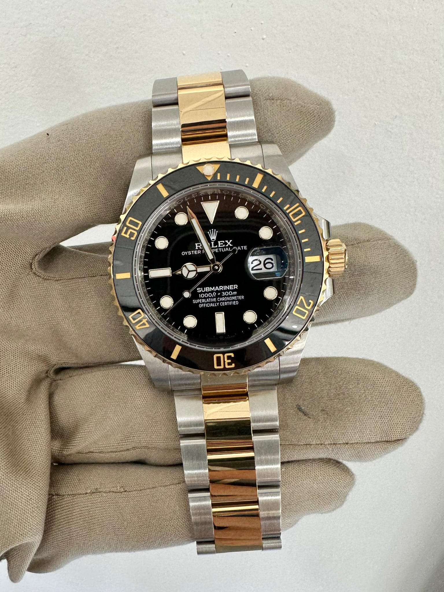 Rolex Submariner Two Tone Black Dial (Pre-Owned)