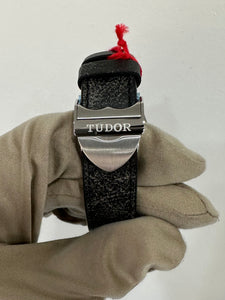 Tudor Black Bay Heritage 41mm Black on leather strap (Brand New)